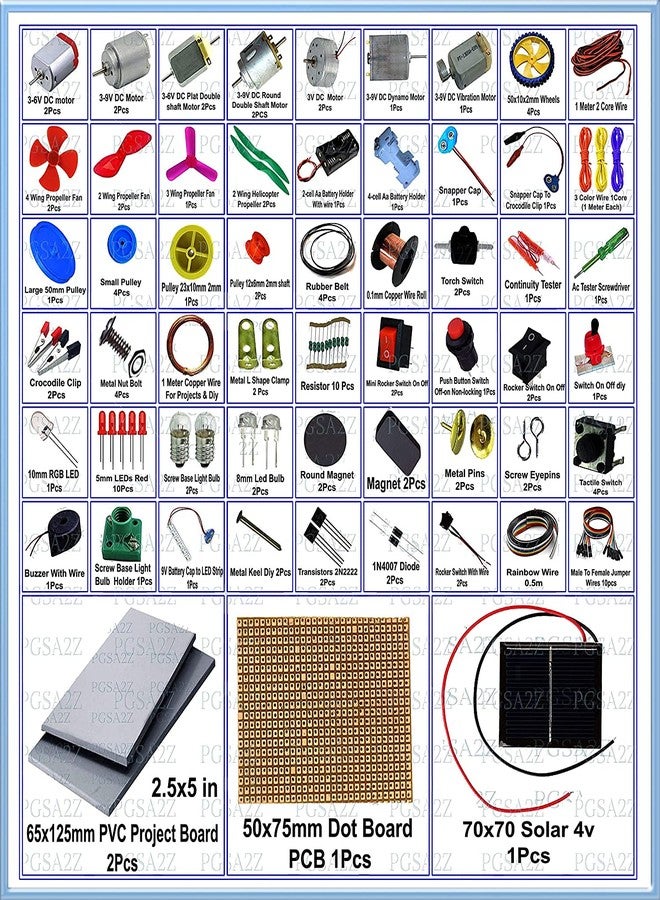 PGSA2Z Electronics Projects Activity Kit For School Students & Engineering Projects Models Projects Kit For DIY - Image 2